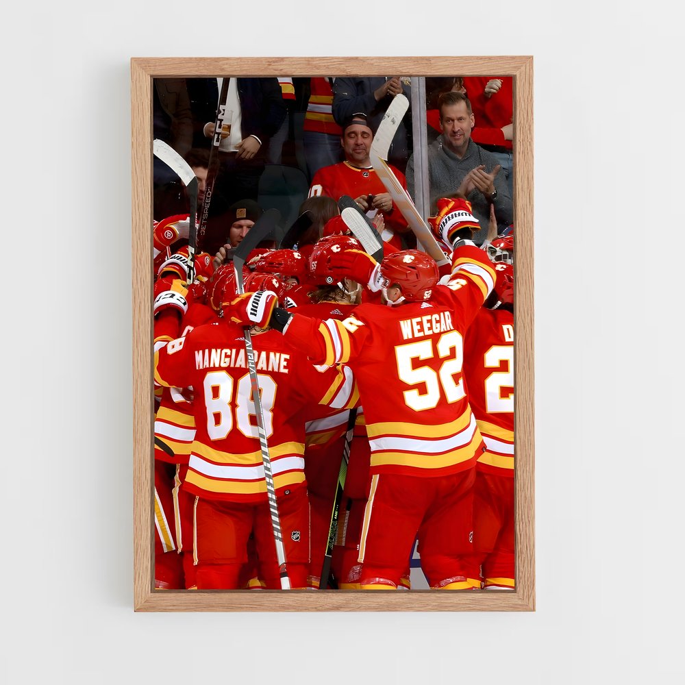 Poster Celebration à Calgary – affiche Hockey sur glace (vue 4)